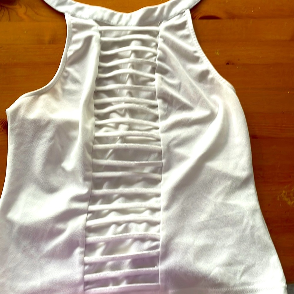 White teen/adult small blouse